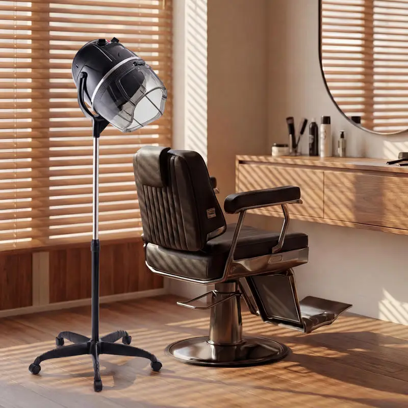 

Salon Standing Hair Dryer Bonnet Rolling Heater