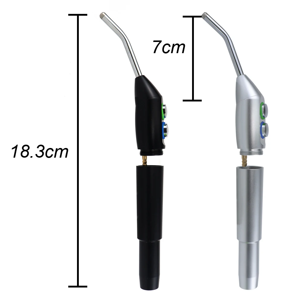 

НОВЫЙ стоматологический воздушный распылитель воды, трехходовой шприц для воздушной воды, наконечник для стоматологической лаборатории, черный/серебристый