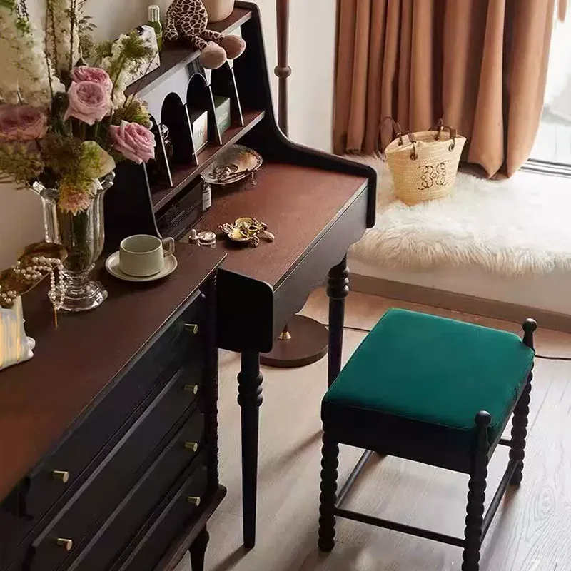 Women Wood Dressing Table Luxury Tall Girl Organizer Living Room Mobile Drawers Vanity Table Storage Vestidores Home Furniture