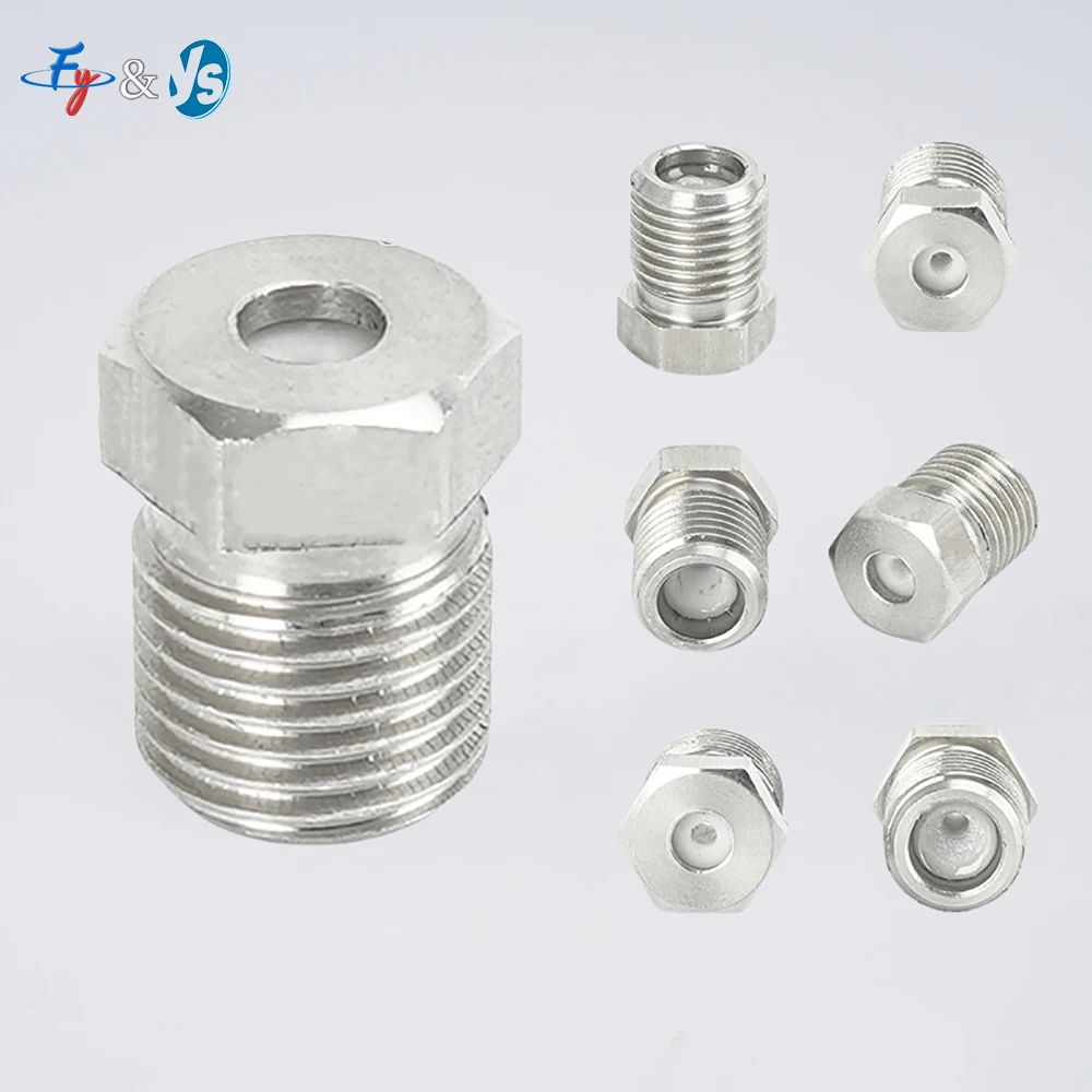 High Pressure Ceramics Core Pipe Dredging Sewer Pipe Water Jetter Various Sizes Sewer Drain Cleaning Nozzle Repair Kit Accessory