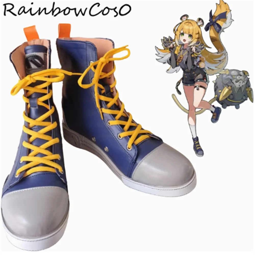 

Ju Fufu Zenless Zone Zero ZZZ 3Z Cosplay Shoes Boots Game Anime Party Halloween RainbowCos0 W4852
