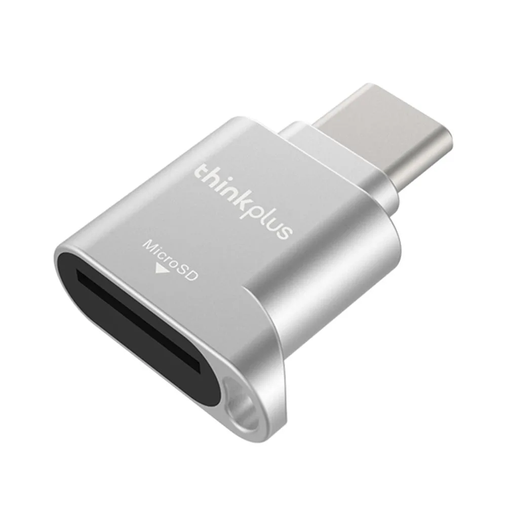 Czytnik kart pamięci Lenovo Thinkplus USB C Type-C Micro SD Mini Metalowy Adapter TranFlash Czytnik Kart TF do Telefonów z Portem Type C — zdjęcie 2