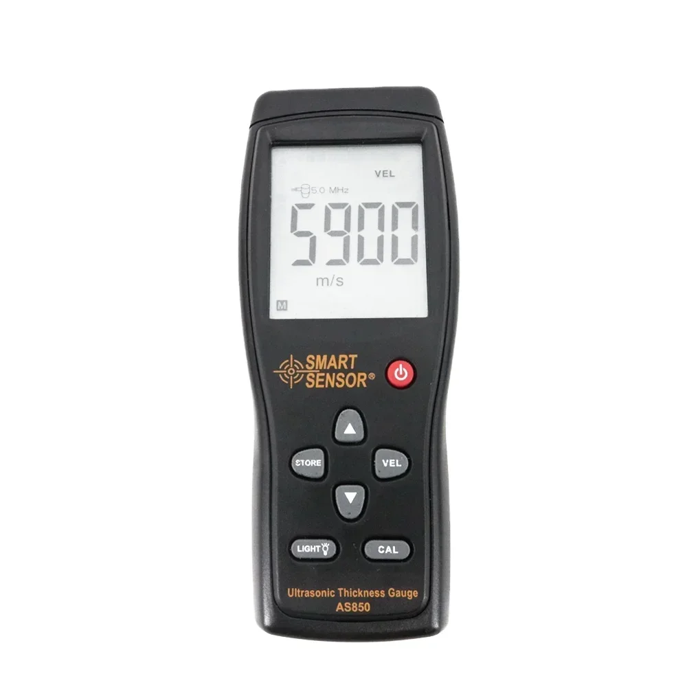 SMART SENSOR AS850 Ultrasonic Thickness Gauge Steel Aluminium Thickness Tester 1.2~225mm 1000~9999m/s