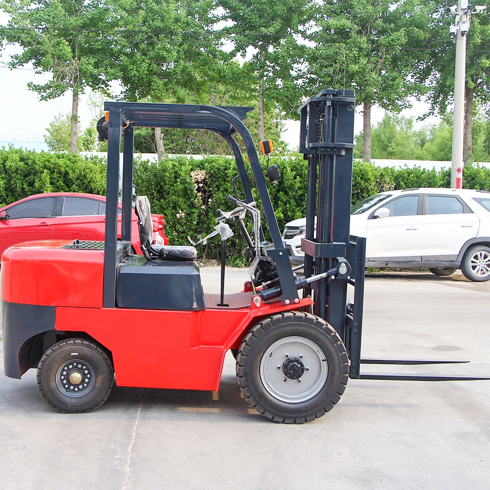 YGC-25 농업용 고품질 4륜 구동 디젤 지게차 2.5톤 고출력 카운터밸런스 지게차 유로 5 엔진 맞춤 제작