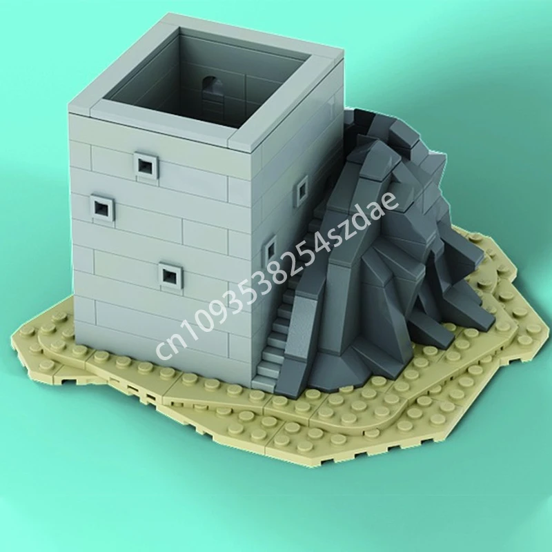 

294 шт. MOC держатель для ручек замок строительные блоки креативная рождественская игрушка подарок образование дети STEM образовательная конструкция