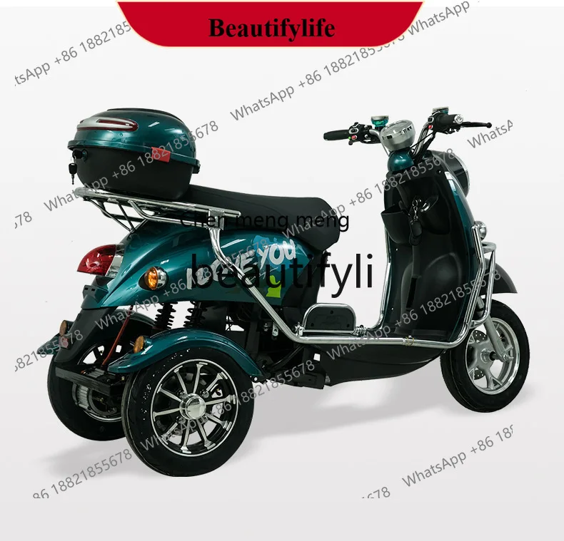 

AB02 Трехколесный электрический велосипед для мужчин и женщин, электрический скутер для домашнего использования, мобильный автомобиль для пожилых людей