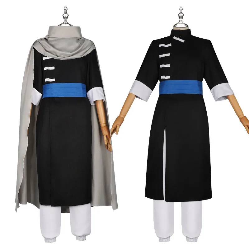 

Halloween Kamui Cosplay Costume Wigs Unisex Black Kung Fu Uniform Set Gintama Yato Kamui's Stage Costumes Anime Convention