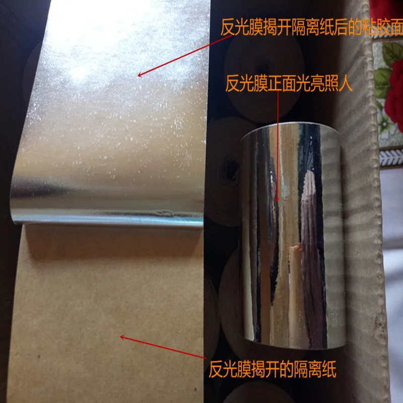 Solar cooker reflective film imported super-bright solar cooker special reflective sticker condensing film