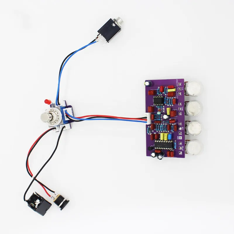 DIY Electric Guitar Monolithic Effect for Faux Echo Delay Board