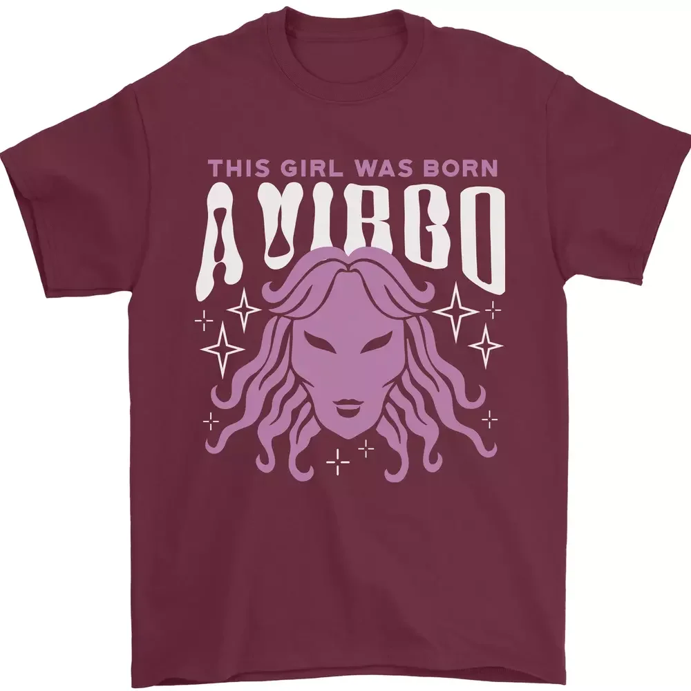 This Girl Formerly Born Virgo 100% Cotton T-Shirt  Tees High Quality 100%Cotton Short Sleeve