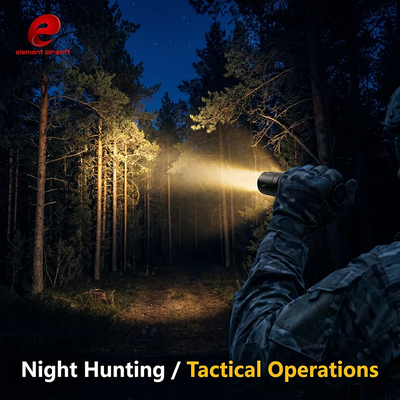 Element Tactical SF Dual-Output Scout Light Airsoft Flashlight Rail Mount Torch Outdoor Camping Sport Light Accessories Gear