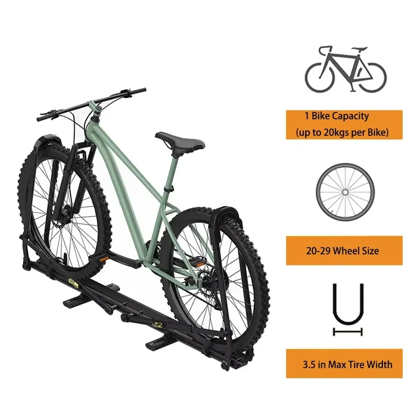 

Used Cars Roof Racks 4x4 Cross Bar ATV Cargo Carrier Universal Roof Bicycle Rack for Car 1 Bike Up to 20 kg for Winsun
