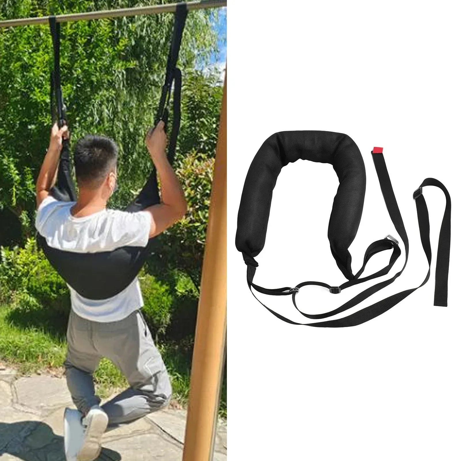 

%a Lumbar Traction Decompression Belt Spinal Stretching Thickened Back Discomfort Relief Device M Lumbar Traction Strap