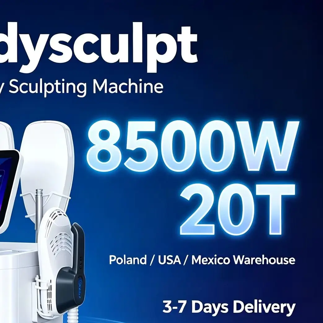 8500W 20T HI‑EMT MYOslim Body Sculpting Device Muscle Building Body Contouring Anti Cellulite For Spa Clinic Beauty Use