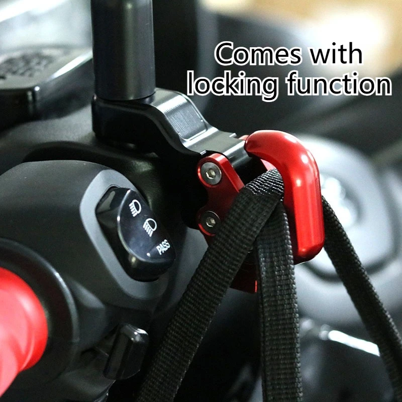For Xciting250/300/400 CT250 S350 CNC Motorcycle Mirror Mount Hook Aluminum Luggage Hanger Modification Accessories