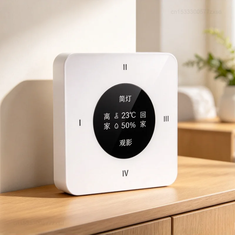 Linptech Smart Home Wireless Switch Temperature Humidity Sensors Work with  APP Temperature and Humidity Sensing Wireless Switch