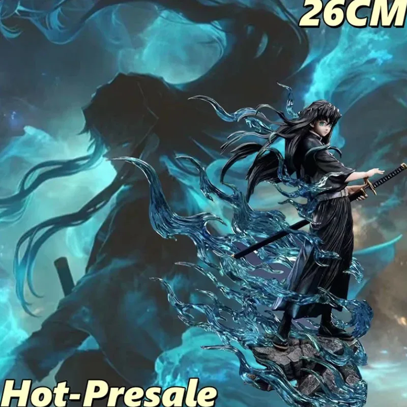 

Demon Slayer Anime Figures 26CM Tokitou Muichirou Figurine PVC Statue Desktop Ornament Collectible Model Toys Christmas Gift
