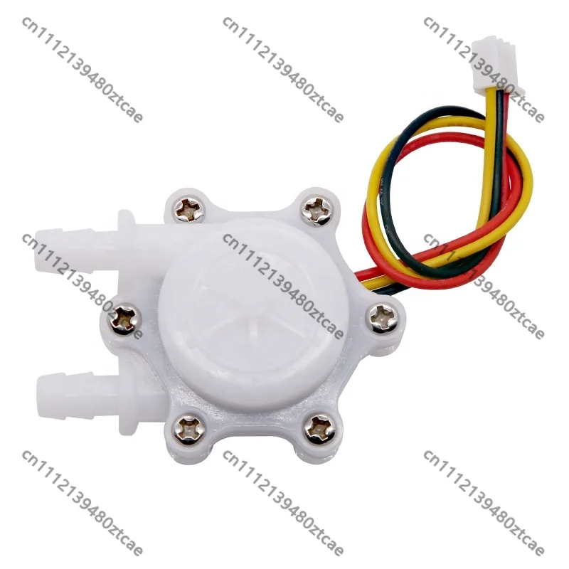 POM Hall Effect Turbine Water Flow Sensor 4-20mA Pulse Signal for Coffee and Tea Filter Machine
