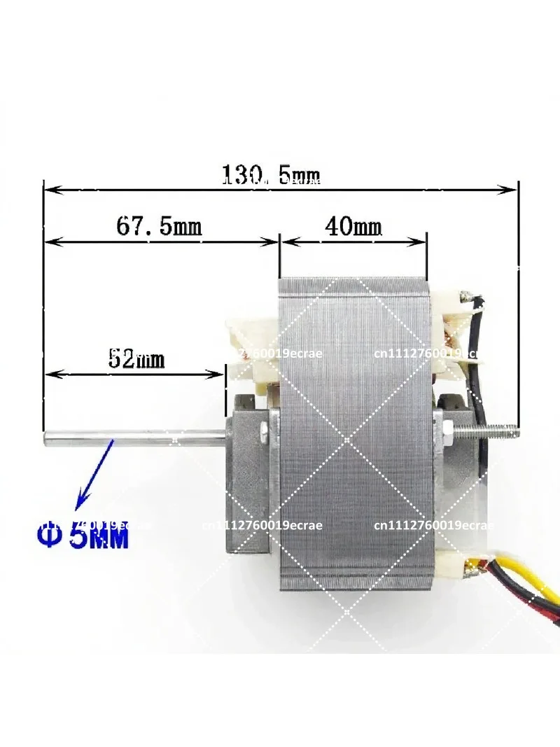 220V 50Hz CCW Hood Pole Motor Range Hood Fan Motor Replacement Oven Motor Air Fryer