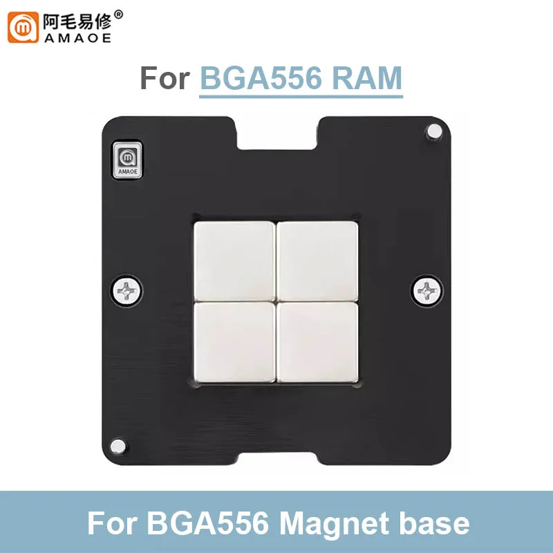 Оловянная платформа для посадки AMAOE BGA556 RAM 4 в 1, для магнитного припоя 0,12 мм BGA, трафарет, Оловянная сетка для пайки