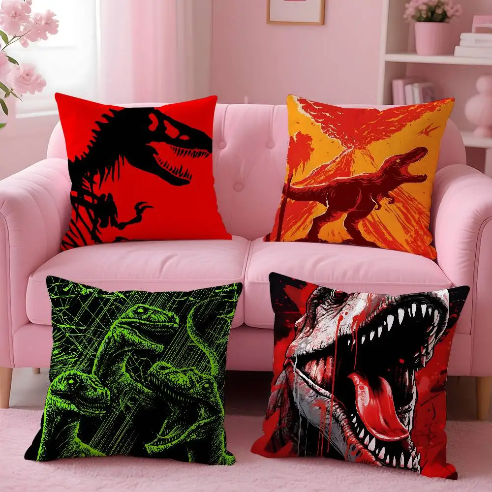 

Hot Sci-Fi Movies Jurassics Park Pillow Case pattern printing pillowcase living room sofa cushion cover bedroom room decor
