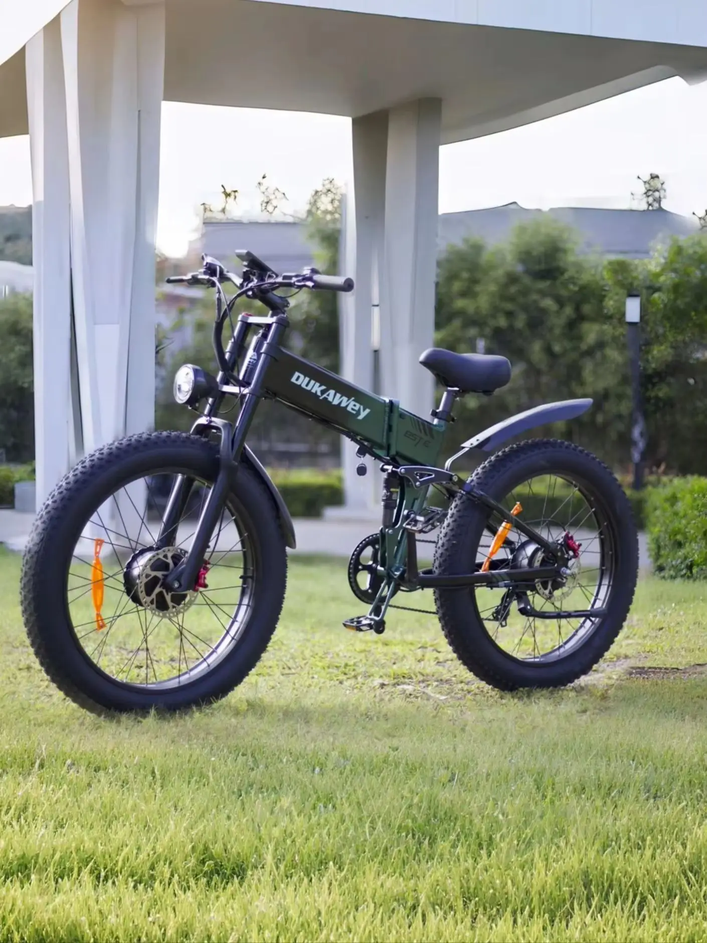 LANKELEISI BST-6 2000W Dual-Motor-Elektrofahrrad für Erwachsene, 48V 20Ah Batterie, 26"×4.0 Fat Tires, 120KM Reichweite, Vollfederung, Hydraulische Scheibenbremsen, Offroad-E-Bike