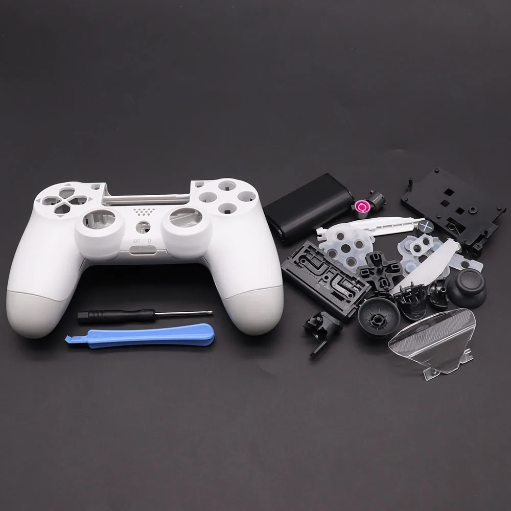 For PS4 Pro JDM-050 JDM-055 Transparent Hard Plastic Controller Housing Case Buttons Replacement Shell Gamepad JDS-055 JDS-050 - view 5