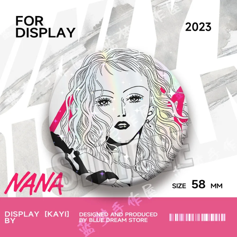 Anime Character  Nana Osaki Pins Peripheral Cosplay Badges for Fans Collection Bag Accessories Backpack Decorations Brooch Gifts view 4