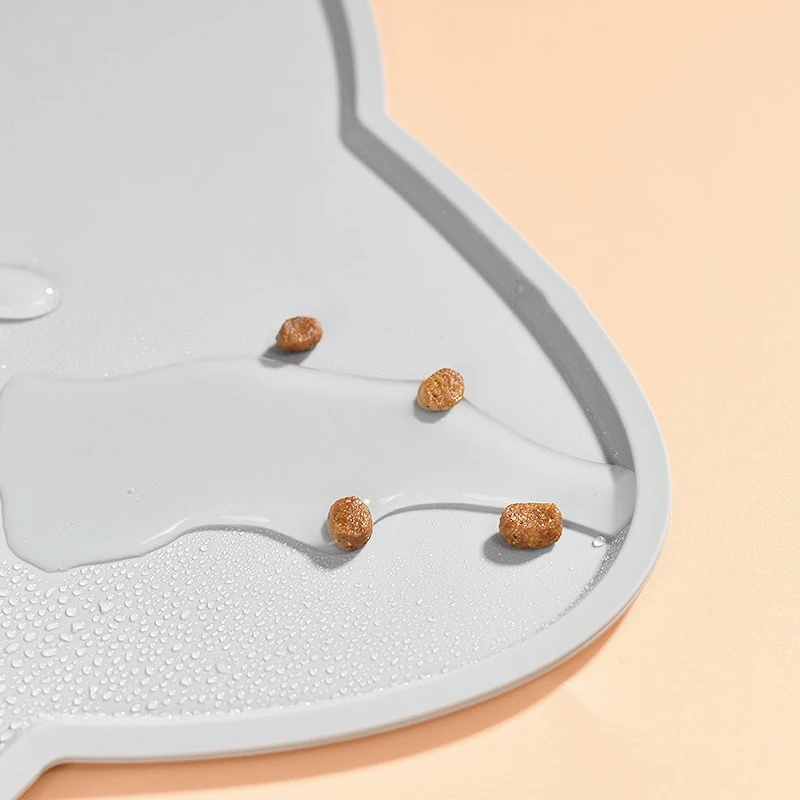 الغذاء الصف سيليكون القط حصيرة مكافحة القذرة سهلة التنظيف القطط و الكلب السلطانية الحصير مقاوم للماء ومانعة للتسرب المضادة للانزلاق وسادة منتجات الحيوانات الأليفة