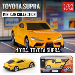 Scale 1/64 TOYOTA SUPRA Mini Car Model, Replica Metal Miniature Art Vehicle Diecast Collection Gift Toy for Kid Boy Friend