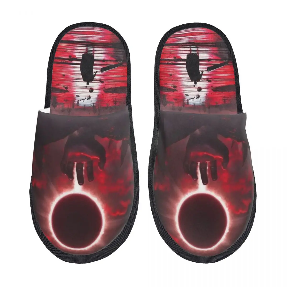 Japan Anime Berserk Guts Plush Slippers Bedroom Cozy Household Fur Slides Slippers Anti-skid