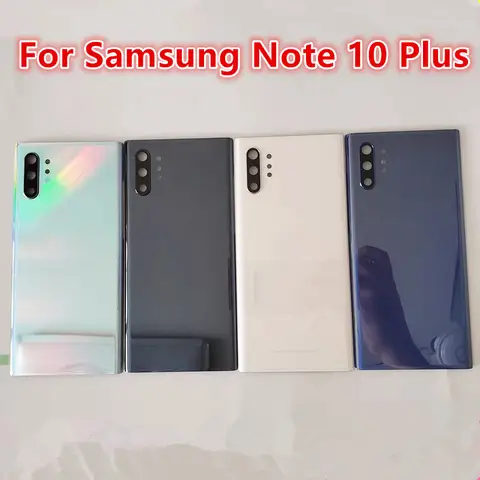 Note10Plus 하우징 삼성 갤럭시 노트 10 플러스 N976 N975 배터리 뒷면 커버 수리 교체 도어 후면 케이스 + 카메라 렌즈 Note10Plus 하우징 삼성 갤럭시 노트 10 플러스 N976 N975 배터리 뒷면 커버 수리 교체 도어 후면 케이스 + 카메라 렌즈