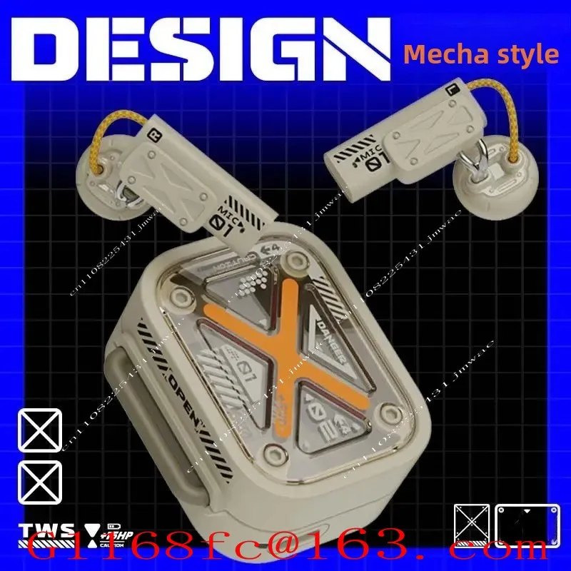 Space Mecha Transparent Cabin In-ear Ultra Long Life Headphones