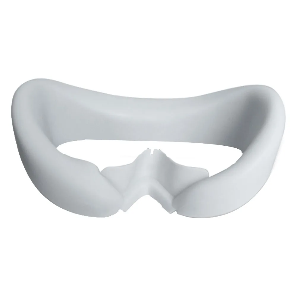 For Pico 4 VR Silicone Interface Cover Protective Mat Eye Pad Cushion Face Cover for Pico Neo 4 VR Accessories-Milky