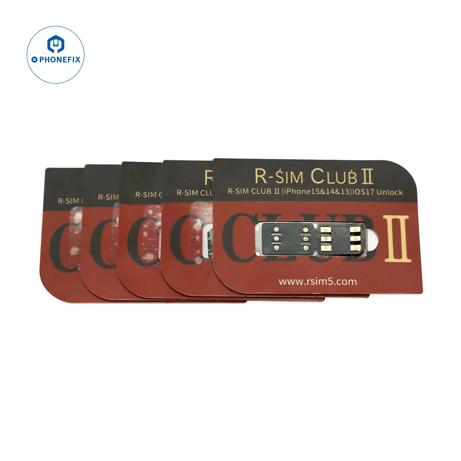 وحدة المعالجة المركزية R-SIM CLUB II RSIM ثنائية الشريحة لهاتف iPhone15 Pro max/15PRO/15/14/13/12 بطاقة تصحيح الأخطاء من سلسلة R-SIM CLUB 2 لنظام IOS 17