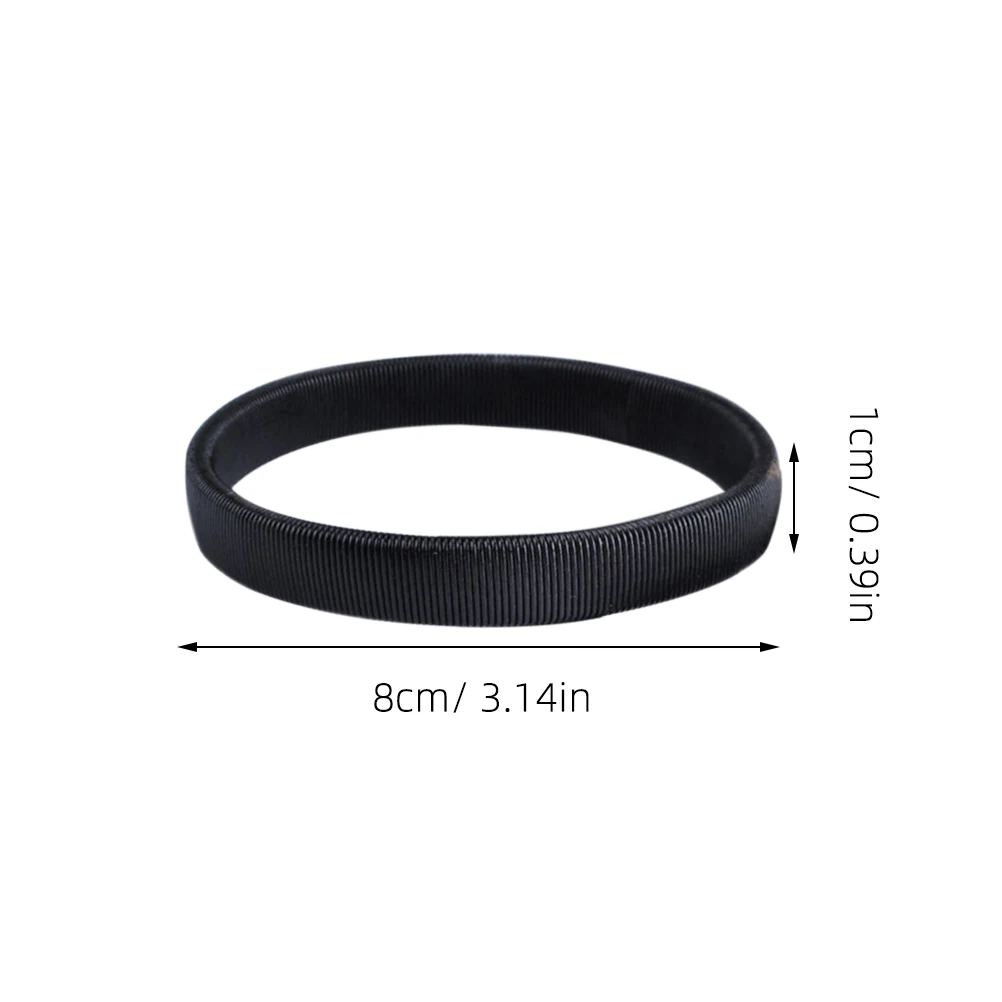 

Elastic Steel Shirt Garter Black 27cm Circumference 1cm Width Hold Sleeves Neat Men Armband Spring Bracelet Sleeve Holder