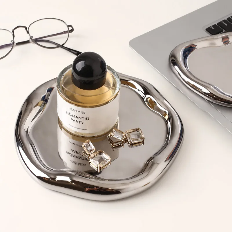 Irregular Minimalist Tray, Indoor Desktop Decoration, Various Small Item Storage Trays