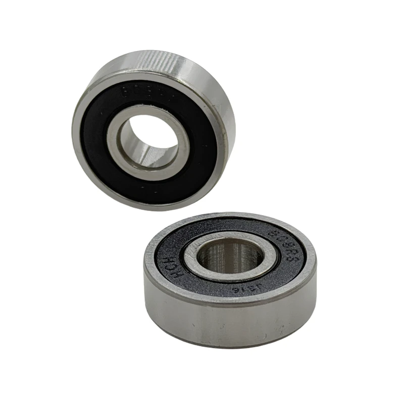 10Pcs 608 ZZ 608RS Ball Bearings 608ZZ Metal Double Shielded Miniature Deep Groove Skateboard Ball Bearings 8mm X 22mm X 7mm