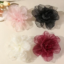 Stylish and Elegant Handmade Lace Flower Brooch, Vintage French Style, Suitable for Women's Everyday Wear, The Perfect Gift