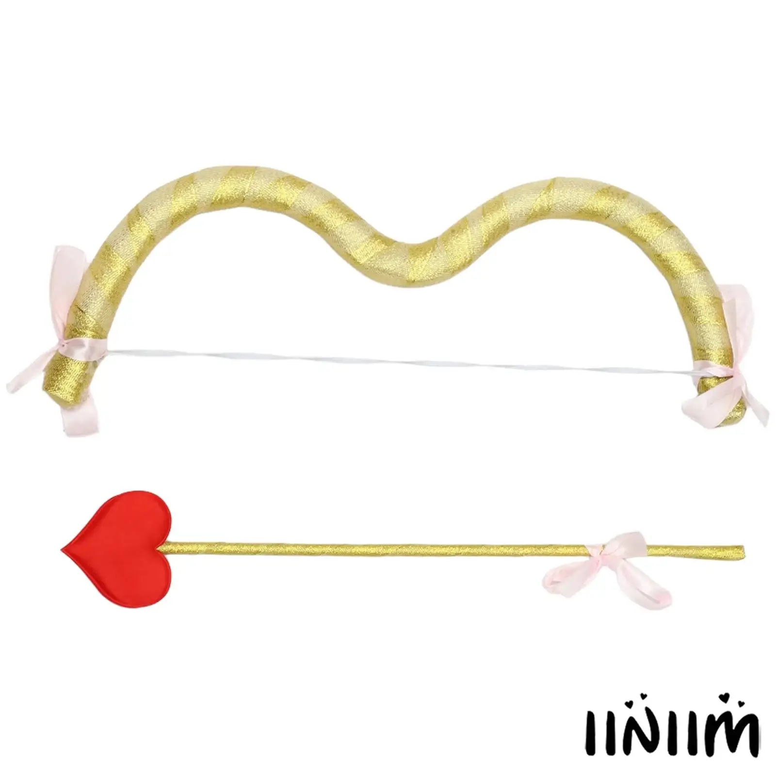 

Angel Archer Set Interchangeable Headbands Bow Arrow Glasses Memory Foam Padded Straps Themed Party Cosplay Photography Prop