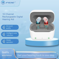 2024 New Digital 16-Channel USB Rechargeable Invisible Hearing Aid For The Elderly And Young Deaf Hearing Aid Sound Amplifier