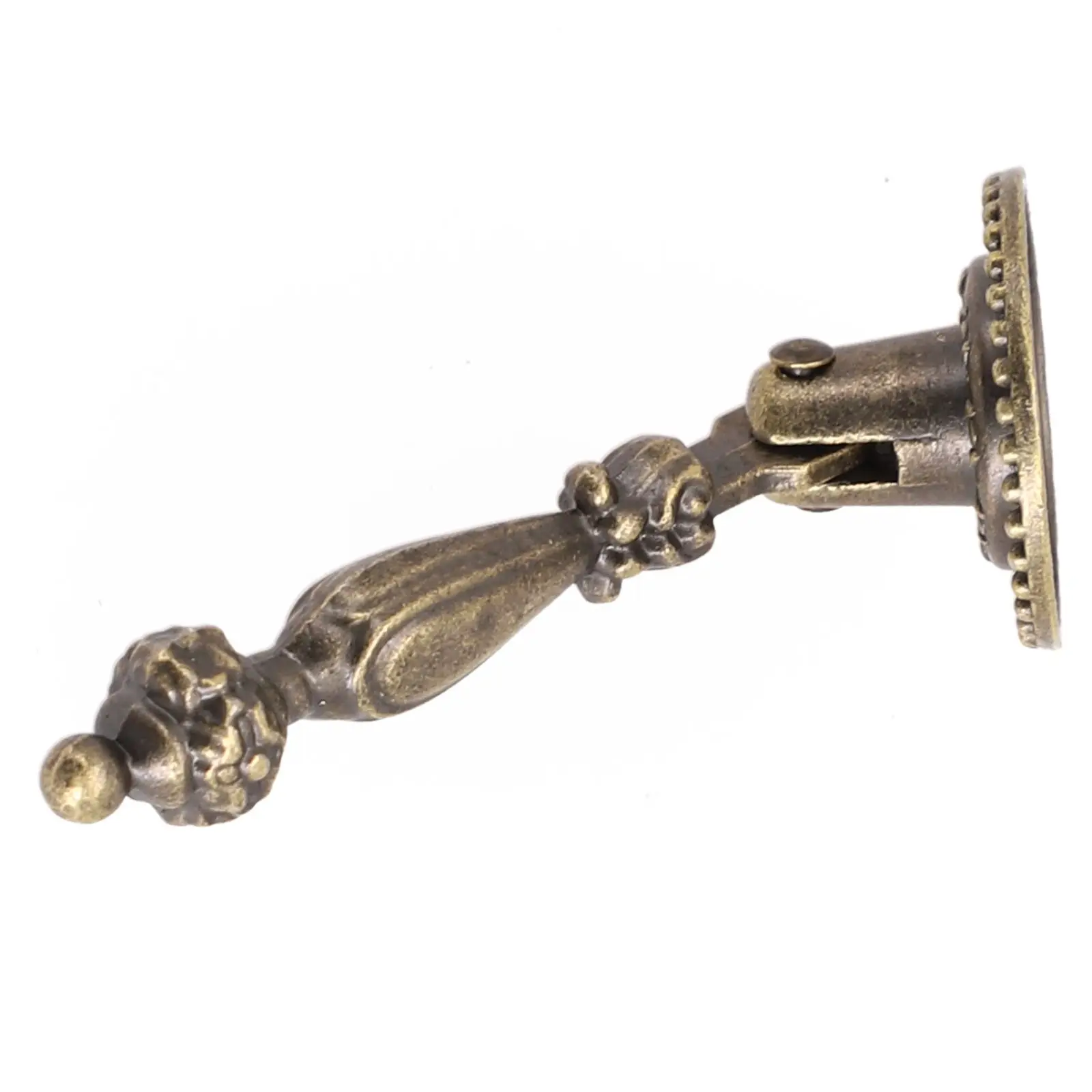 Antique Bronze Zinc Alloy Single Hole Handle Compatible with Cabinets Drawers Dressers Cupboards Small Doors Furniture