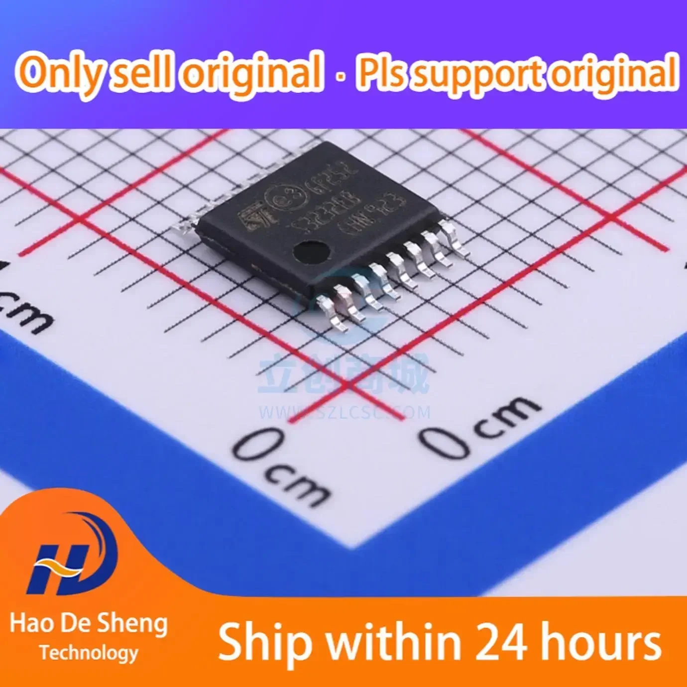 

10 шт./лот RS232 ST3232EBTR TSSOP-16, новый оригинал, в наличии