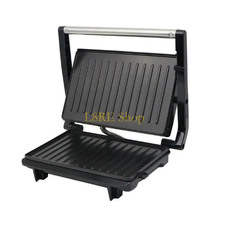 L8RE Electric Contact Grill Barbecue 무연 베이킹 개방 180도 바베큐