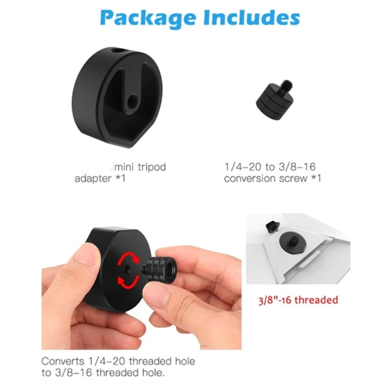 Haltbarkeit Mini Stativadapter Aluminiumlegierung Build für die Vielseitigkeitsnutzung K1KF