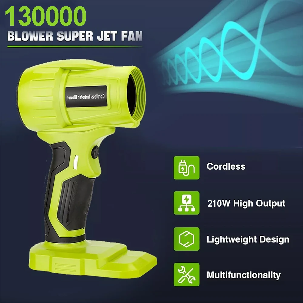 

Turbo Mini Jet вентилятор 18 В/20 В литий-ионный аккумулятор портативный высокоскоростной охлаждающий вентилятор для инструментов беспроводной портативный