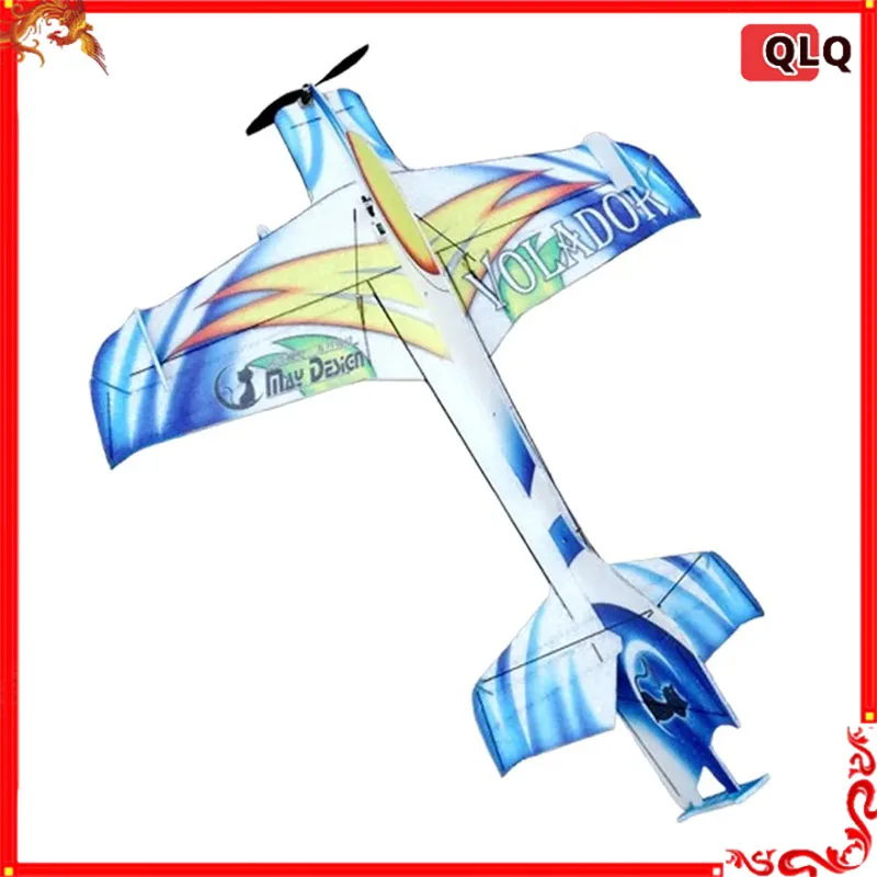 FLYFANS Lightweight Aerobatic F3P 3D Fixed-Wing Aircraft Volador 5MM EPP Model Remote Control Toy for Children and Hobbyists