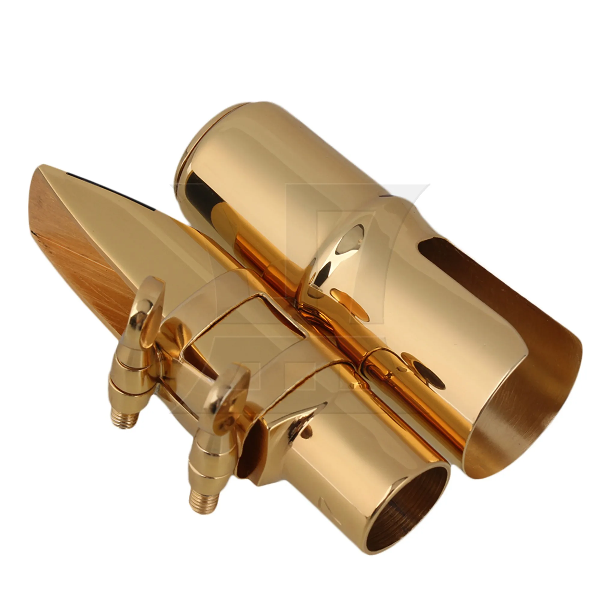 

Yibuy 1pc Soprano Saxophone Mouthpiece 7# Gold Plated for Soprano Saxophone