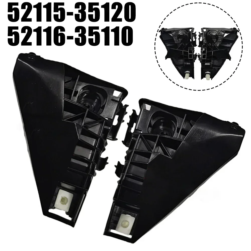 

1 Pair Black Abs Front Bumper Brackets For Toyota For FJ For Cruiser 2007-2014 4.0L OEM Number 52115-35120 52116-35110