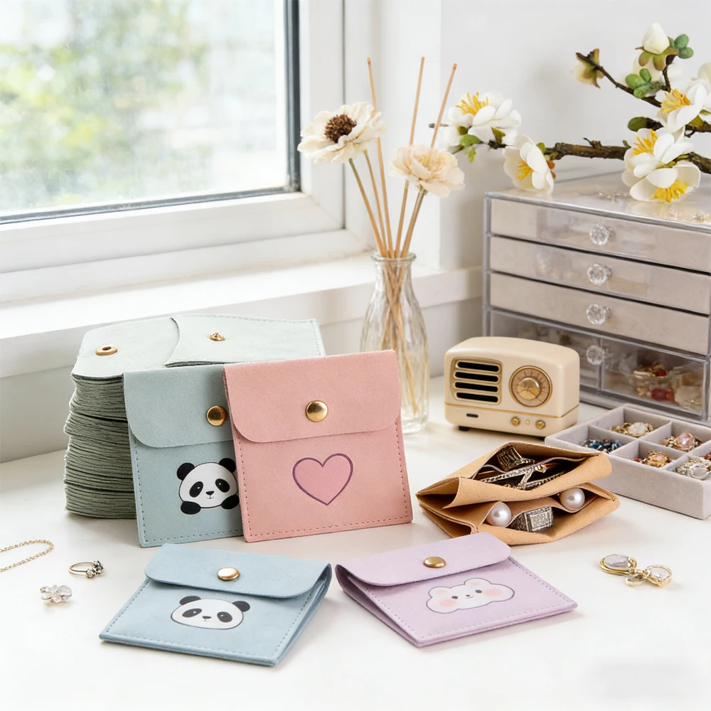 

Набор из 100 мешочков для хранения ювелирных изделий из микрофибры с золотой кнопкой, с возможностью нанесения логотипа, для серег, колец, кулонов, ожерелий, рекламные подарочные пакеты-органайзеры